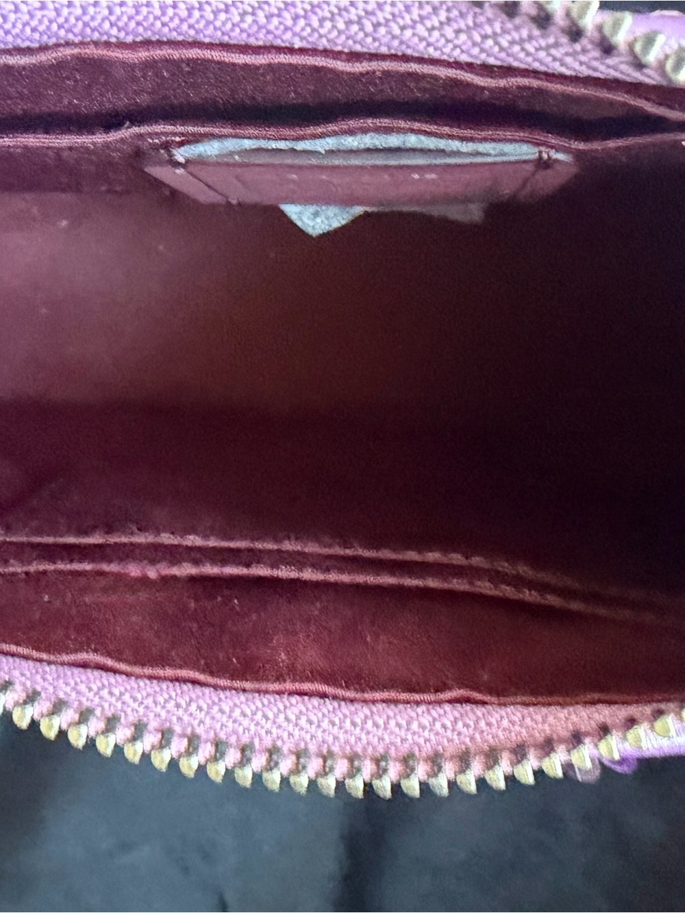 Coach Lavender Purple Sequin Mini Shoulder Bag - Picture 8 of 9